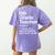 6th Grade Teacher Definition Back To School First Day Women's Comfort Colors T-Shirt Back Print Violet