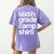 6th Sixth Grade Camp Counselor Camper Teacher Chaperone Women's Comfort Colors T-Shirt Back Print Violet