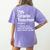 7th Grade Teacher Definition Back To School First Day Women's Comfort Colors T-Shirt Back Print Violet