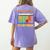 AAC Awareness AAC Teacher It's Not A Screen It's My Voice Men Women Women's Comfort Colors T-Shirt Back Print Violet
