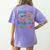 ABC Cute Monster Alphabet Halloween Teacher Costume Kids Women's Comfort Colors T-Shirt Back Print Violet ABC Cute Monster Alphabet Halloween Teacher Costume Kids Women's Comfort Colors T-Shirt Back Print Violet