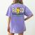 ABCD Highway To Spell Pencil Teacher & Student Font Me Women's Comfort Colors T-Shirt Back Print Violet
