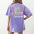 ABCD Kindergarten Rocks Pencil Lightning Teachers Rock Boys Women's Comfort Colors T-Shirt Back Print Violet