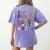 ABCs Alphabet Halloween Learning Kindergarten Teachers Women's Comfort Colors T-Shirt Back Print Violet ABCs Alphabet Halloween Learning Kindergarten Teachers Women's Comfort Colors T-Shirt Back Print Violet