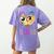 Abstract Cat Art Picatsso Shirt For Art Teachers Women's Comfort Colors T-Shirt Back Print Violet Abstract Cat Art Picatsso Shirt For Art Teachers Women's Comfort Colors T-Shirt Back Print Violet