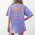 Admit It You'Ll Low Key Miss Me Bruh Women Men Teacher Women's Comfort Colors T-Shirt Back Print Violet