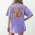 In My Advocating Era Advocate Autism Awareness Sped Teacher Men Women Kids Women's Comfort Colors T-Shirt Back Print Violet