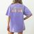 AG Teacher Future Farmer Agriculture Teacher Men Women Women's Comfort Colors T-Shirt Back Print Violet