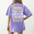 Agriculture Teacher Appreciation AG Teacher Women's Comfort Colors T-Shirt Back Print Violet