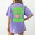 Anatomy Teachers Love Brains Halloween Teacher Costume Shirt Women's Comfort Colors T-Shirt Back Print Violet