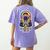 Anti Bullying Kindness Ninja School Teacher Student Women's Comfort Colors T-Shirt Back Print Violet Anti Bullying Kindness Ninja School Teacher Student Women's Comfort Colors T-Shirt Back Print Violet