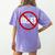 Anti Bullying No Bullies School Teacher Student Kindness Women's Comfort Colors T-Shirt Back Print Violet Anti Bullying No Bullies School Teacher Student Kindness Women's Comfort Colors T-Shirt Back Print Violet