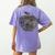 Apple Camoflauge Clothing Camo Student Teacher Cute School Women's Comfort Colors T-Shirt Back Print Violet Apple Camoflauge Clothing Camo Student Teacher Cute School Women's Comfort Colors T-Shirt Back Print Violet