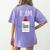 Art Teacher T-Shirt I Am The Glue Women's Comfort Colors T-Shirt Back Print Violet