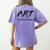 Art Teacher Women's Comfort Colors T-Shirt Back Print Violet Art Teacher Women's Comfort Colors T-Shirt Back Print Violet