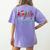 ASL Christmas Buffalo Plaid Teacher American Sign Language Women's Comfort Colors T-Shirt Back Print Violet ASL Christmas Buffalo Plaid Teacher American Sign Language Women's Comfort Colors T-Shirt Back Print Violet