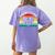 Associate Teacher If You Think My Hands Are Full Women's Comfort Colors T-Shirt Back Print Violet