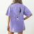 Astronaut Purple Moon Swing NASA Space Science Teacher Women's Comfort Colors T-Shirt Back Print Violet Astronaut Purple Moon Swing NASA Space Science Teacher Women's Comfort Colors T-Shirt Back Print Violet