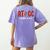 ATGC Teacher Student Biology Women's Comfort Colors T-Shirt Back Print Violet ATGC Teacher Student Biology Women's Comfort Colors T-Shirt Back Print Violet