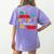 Attendance Matters Teacher Apple For Back To School Women's Comfort Colors T-Shirt Back Print Violet Attendance Matters Teacher Apple For Back To School Women's Comfort Colors T-Shirt Back Print Violet