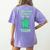 Autism Awareness Neurodiversity Teacher Frog I May Have A Touch Of The Tism Neurodivergent Small Women's Comfort Colors T-Shirt Back Print Violet