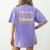 This Is My Awesome Teacher Costume Halloween Party Matching Women's Comfort Colors T-Shirt Back Print Violet
