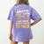 Back To School Dinosaur Social Studies Teacher Student Women's Comfort Colors T-Shirt Back Print Violet Back To School Dinosaur Social Studies Teacher Student Women's Comfort Colors T-Shirt Back Print Violet