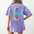 Back To School Eighth 8th Grade Tie Dye Typography Teacher Women's Comfort Colors T-Shirt Back Print Violet Back To School Eighth 8th Grade Tie Dye Typography Teacher Women's Comfort Colors T-Shirt Back Print Violet