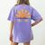 Back To School Hello Preschool For Kids Teacher Women Women's Comfort Colors T-Shirt Back Print Violet