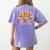 Back To School Kindergarten Dream Team Teacher Love Floral Women's Comfort Colors T-Shirt Back Print Violet Back To School Kindergarten Dream Team Teacher Love Floral Women's Comfort Colors T-Shirt Back Print Violet