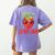 Back To School Math Is My Jam Math Teacher Women's Comfort Colors T-Shirt Back Print Violet