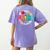 Back To School Para For Men Women Teacher Women's Comfort Colors T-Shirt Back Print Violet