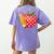 Back To School Pencil And Apple Teacher Student Women's Comfort Colors T-Shirt Back Print Violet Back To School Pencil And Apple Teacher Student Women's Comfort Colors T-Shirt Back Print Violet