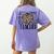 Back To School Teacher Life Apple Leopard Teacher Women Women's Comfort Colors T-Shirt Back Print Violet Back To School Teacher Life Apple Leopard Teacher Women Women's Comfort Colors T-Shirt Back Print Violet