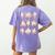 Ballet Ghost Ballet Dancer Spooky Dance Halloween Teacher Women's Comfort Colors T-Shirt Back Print Violet Ballet Ghost Ballet Dancer Spooky Dance Halloween Teacher Women's Comfort Colors T-Shirt Back Print Violet