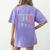 Battery Life Of A Nurse School Teacher Appreciation Women's Comfort Colors T-Shirt Back Print Violet