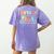 Battery Life Of A Para SPED Parapro Teacher Squad Women's Comfort Colors T-Shirt Back Print Violet