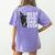 Best Dog Dad Ever Boston Terrier Dog Lover For Dad Men Women Girls Kids Women's Comfort Colors T-Shirt Back Print Violet