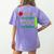 THE BEST TEACHERS ARE BORN IN DECEMBER Women's Comfort Colors T-Shirt Back Print Violet