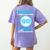 Biology Facts Science Teacher Student Biologist Women's Comfort Colors T-Shirt Back Print Violet