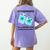 Biology T Shirts Science Biology Teacher Idea Women's Comfort Colors T-Shirt Back Print Violet