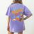 Biology Teacher Science Fueled By Mitochondria Coffee Women's Comfort Colors T-Shirt Back Print Violet Biology Teacher Science Fueled By Mitochondria Coffee Women's Comfort Colors T-Shirt Back Print Violet