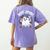 Boo Jour Ghost Halloween French Teacher Cute Coffe Croissant Women's Comfort Colors T-Shirt Back Print Violet Boo Jour Ghost Halloween French Teacher Cute Coffe Croissant Women's Comfort Colors T-Shirt Back Print Violet