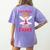The Book Fairy Reading Teacher Librarian T-Shirt Women's Comfort Colors T-Shirt Back Print Violet The Book Fairy Reading Teacher Librarian T-Shirt Women's Comfort Colors T-Shirt Back Print Violet