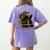 All Booked For Christmas Christmas Book Tree For Teacher For Men Women Kids Women's Comfort Colors T-Shirt Back Print Violet All Booked For Christmas Christmas Book Tree For Teacher For Men Women Kids Women's Comfort Colors T-Shirt Back Print Violet