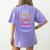 Books Reading English Teacher Student For Men Women Kids Women's Comfort Colors T-Shirt Back Print Violet