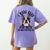 Bostie Mama Dog Dad Boston Terrier For Men Women Women's Comfort Colors T-Shirt Back Print Violet