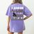 Boston Terrier American Gentleman Non-Sporting Dog Lover Women's Comfort Colors T-Shirt Back Print Violet
