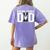 Boston Terrier Dad Of A Bostie Dad Bostie Father Women's Comfort Colors T-Shirt Back Print Violet