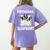 Boston Terrier Dog Official Sleepshirt Pajamas Nightgown For Men Women Girls Kids Women's Comfort Colors T-Shirt Back Print Violet